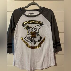 Warner Bros. Hogwarts Crest Shirt - White and grey